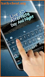 Live 3D Alternate Day And Night Keyboard Theme screenshot