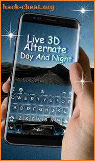 Live 3D Alternate Day And Night Keyboard Theme screenshot