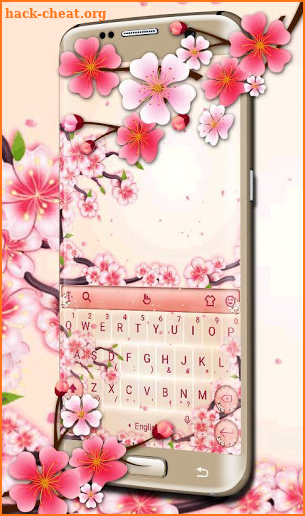 Live 3D Sakura Keyboard Theme screenshot