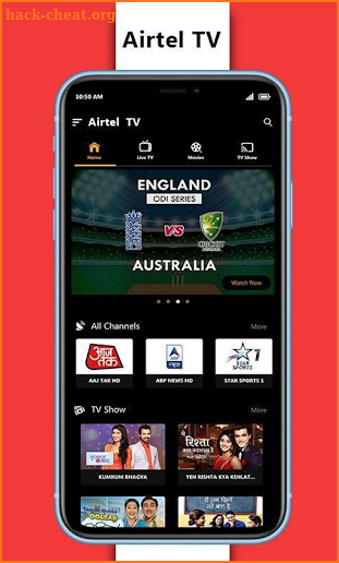 Live Airtel TV & Airtel Digital TV HD Channel Tips screenshot