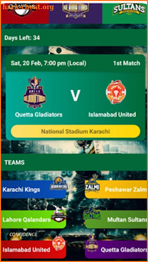 Live All TV Channels, PTV Sports Live, GHD Sports screenshot