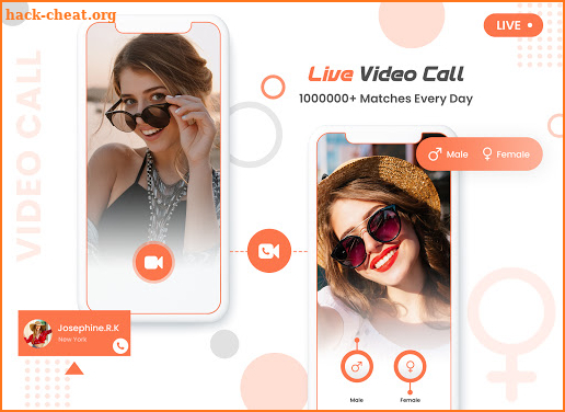 Live chat video call with strangers-Whatslive Free screenshot