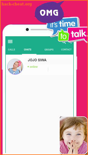 Live Chat With Siwa jojo. Simulation screenshot