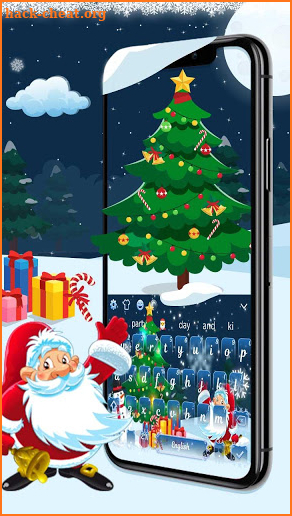 Live Christmas Keyboard Theme screenshot