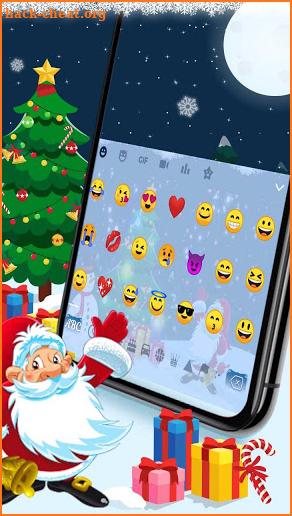 Live Christmas Keyboard Theme screenshot