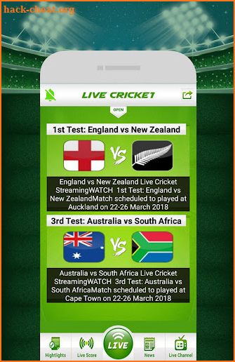 Live Cricket screenshot