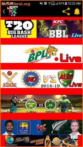 Live Cricket HD TV screenshot