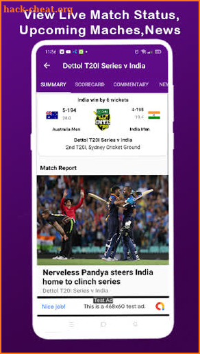Live Cricket : Live Match 🇮🇳 screenshot