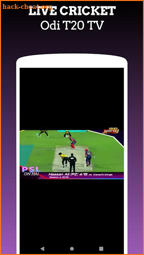 Live Cricket OdI T20 TV screenshot