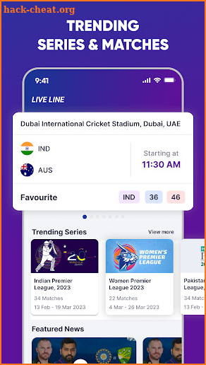 Live Cricket Score for WC 2023 screenshot