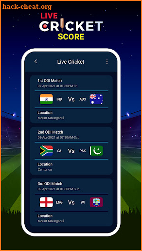 Live Cricket Score - Live Cricket Tv screenshot