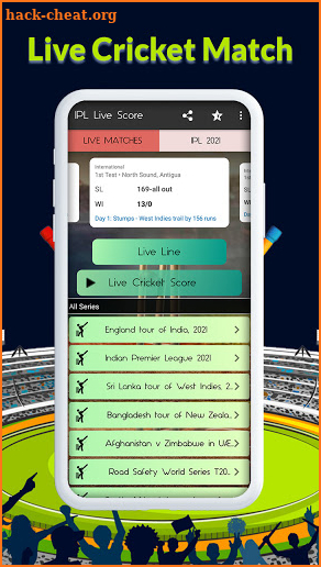 Live Cricket Score, Live Line, News screenshot