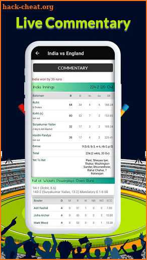 Live Cricket Score, Live Line, News screenshot