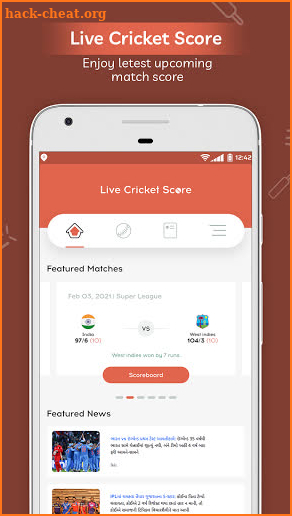 Live Cricket Score - Live Score For IPL 2021 screenshot