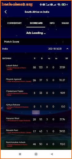 Live Cricket Scores - Live Tv screenshot