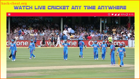 Live Cricket Streaming HD - T20 ODI News Score screenshot