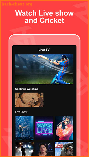 Live Cricket TV Channels - Thop TV Guide screenshot