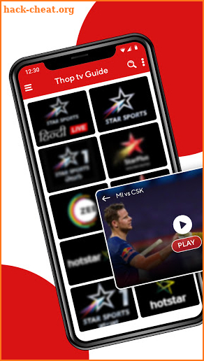 Live Cricket TV - Guide For Thop TV screenshot