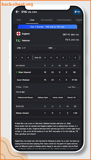 Live Cricket TV HD 2025 screenshot