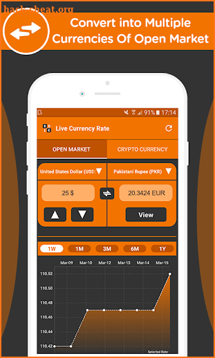 Live Cryptocurrency Converter & Calculator screenshot