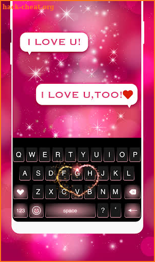 Live Dark Pink Heart screenshot