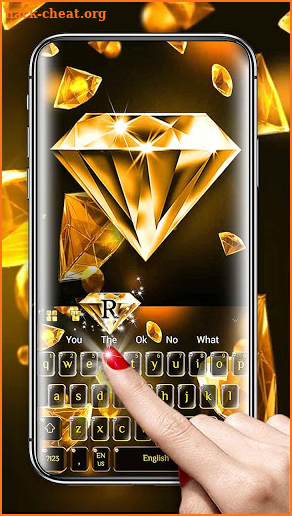 Live Diamonds Drops Keyboard screenshot