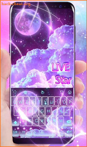 Live Dream Stars Keyboard Theme screenshot