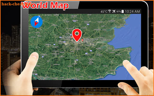 Live Earth Map GPS Satellite & Travel Navigation screenshot