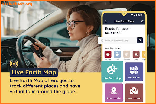 Live Earth Map HD - World Map 3D & Share Locations screenshot