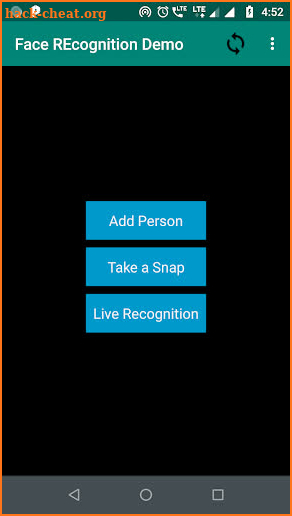 Live Face Recognition screenshot