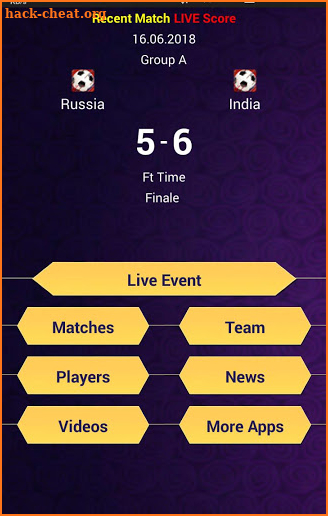 Live FIFA World Cup 2018 | Live TV Football Russia screenshot