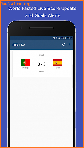 Live Football and Schedules Russia WorldCup 2018 screenshot