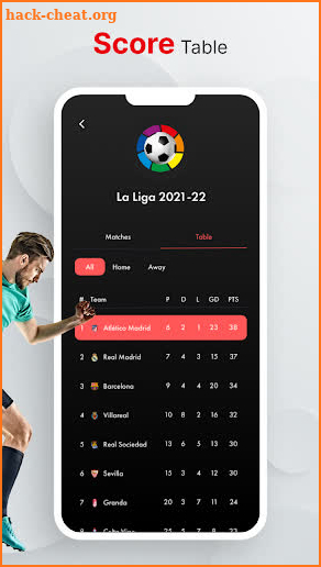 Live Football League Score screenshot