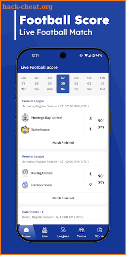 Live Football - Match Score screenshot