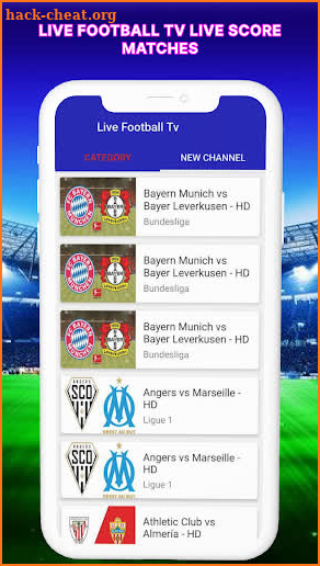 Live Football Score TV HD screenshot