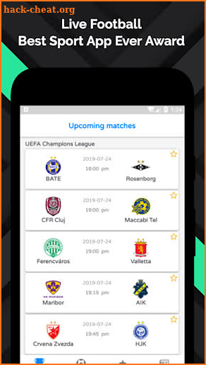 live Football Scores - Cricket Score screenshot
