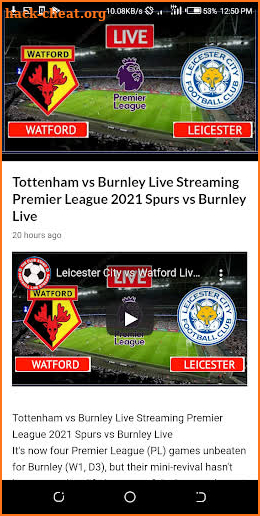 Live FootBall TV. screenshot