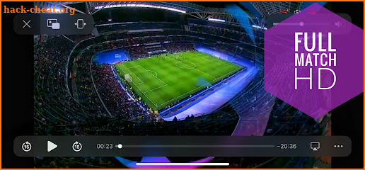 Live football TV screenshot