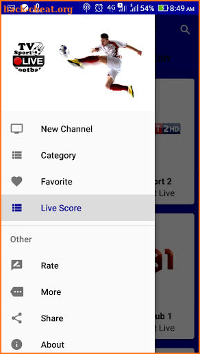 Live Football - TV Sport screenshot