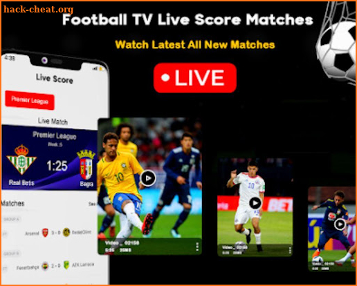 LIVE FOOTBALL TV Stream HD screenshot