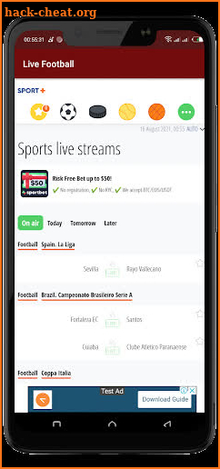 Live Football - Watch Football Online screenshot