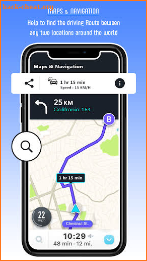 Live GPS Maps 2019 - GPS Navigation Driving Guide screenshot