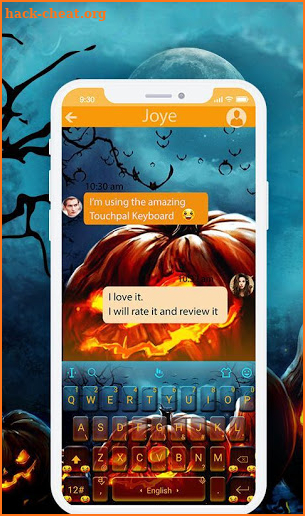 Live Halloween Night Keyboard Theme screenshot