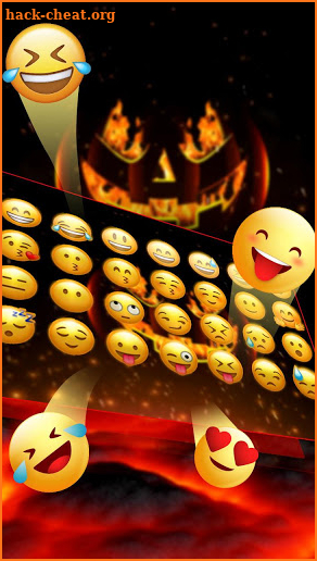 Live Happy Halloween Keyboard Theme screenshot