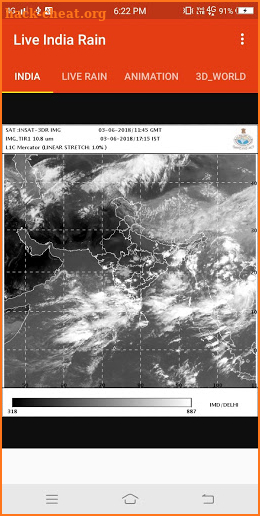 Live India Rain Satellite Weather Images screenshot