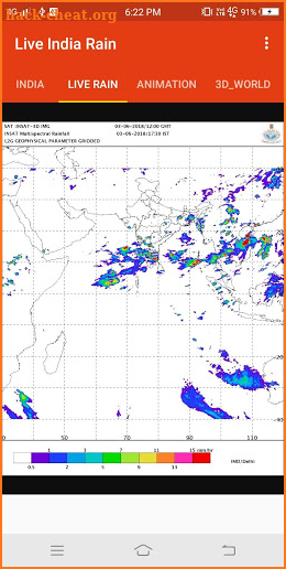 Live India Rain Satellite Weather Images screenshot