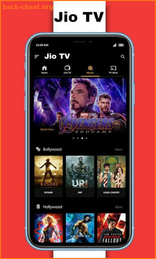 Live Jio TV HD Channels Guide screenshot