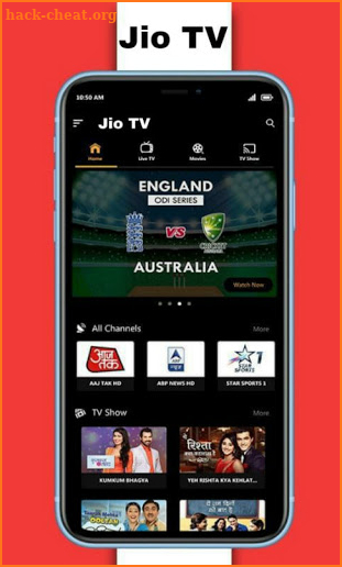 Live Jio TV HD Channels Guide screenshot