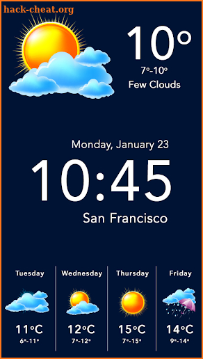 Live Local Weather Widget screenshot