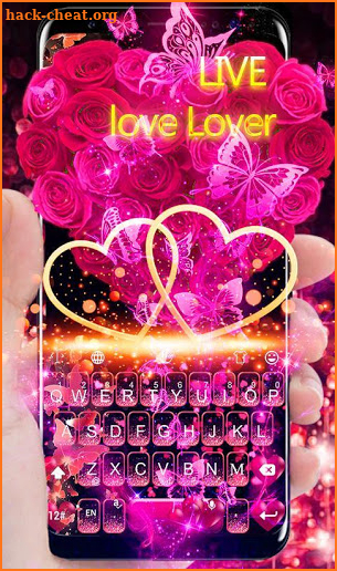 Live Love Lover Keyboard Theme screenshot